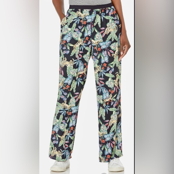 🌴*NWOT* NIC + ZOE XL TIGER PRINTED WIDE LEG PANT!😍 - Picture 6 of 9